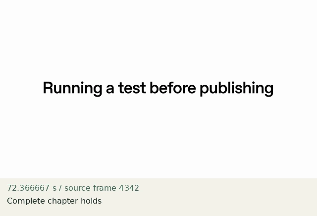 Complete chapter holds at source 72.366667 seconds