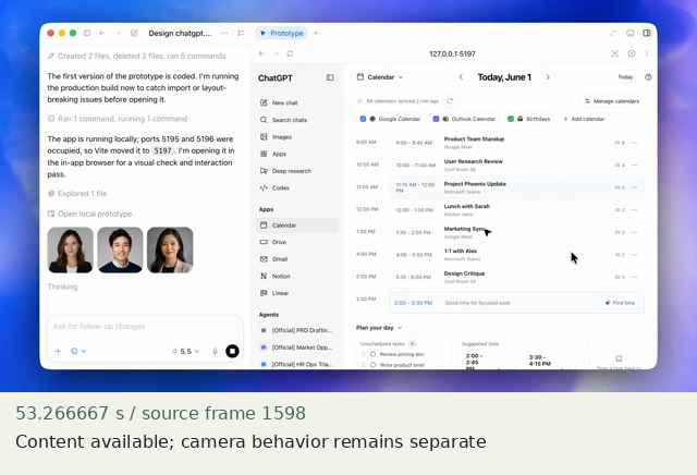 Content available; camera behavior remains separate at source 53.266667 seconds