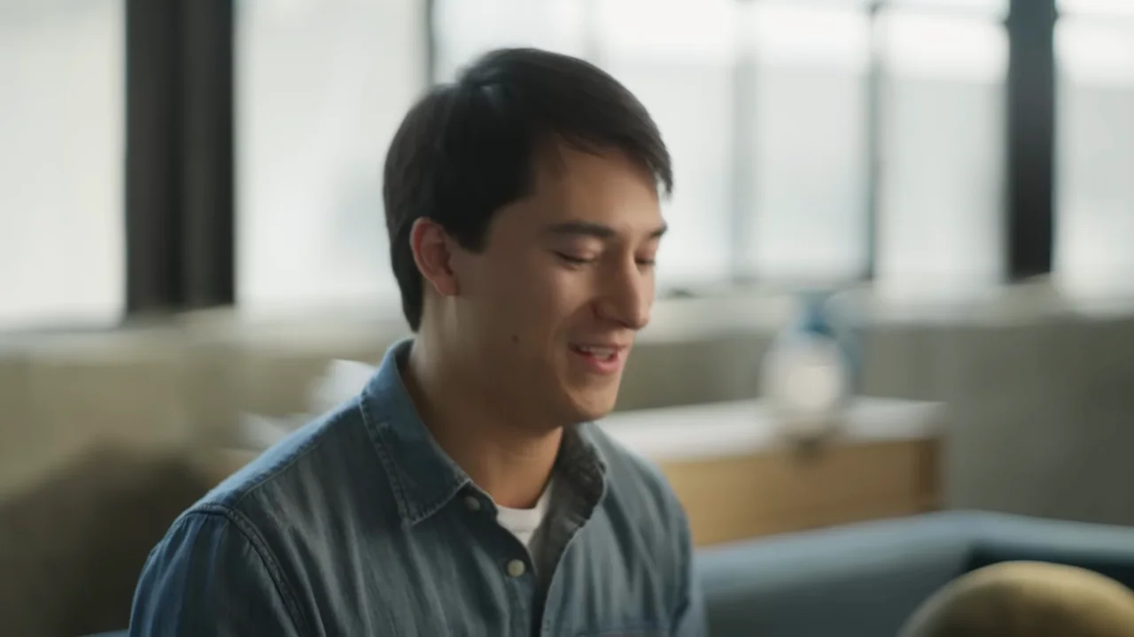 A speaker reacts between result examples.