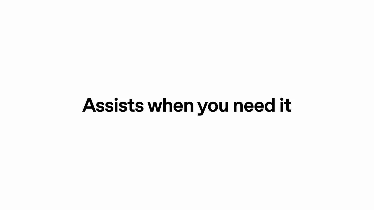 A short assistance statement resets the screen.