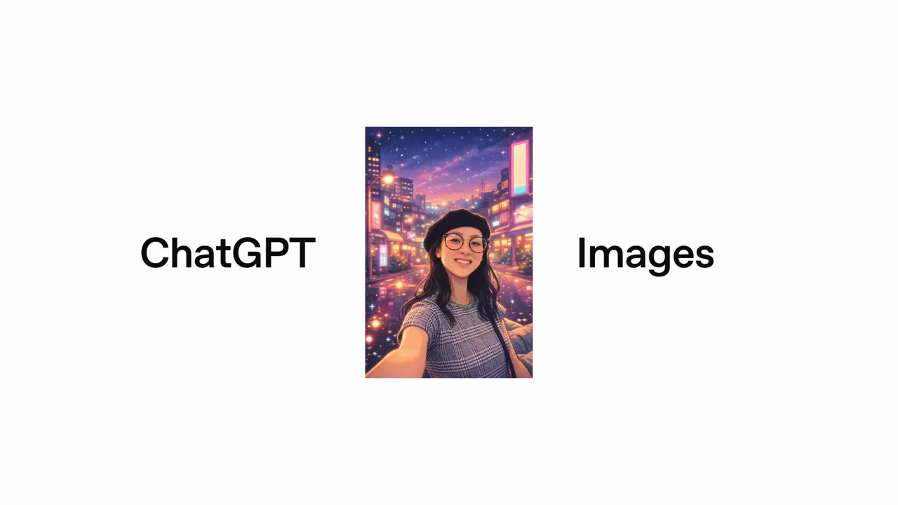A small portrait sits between the product-name words.