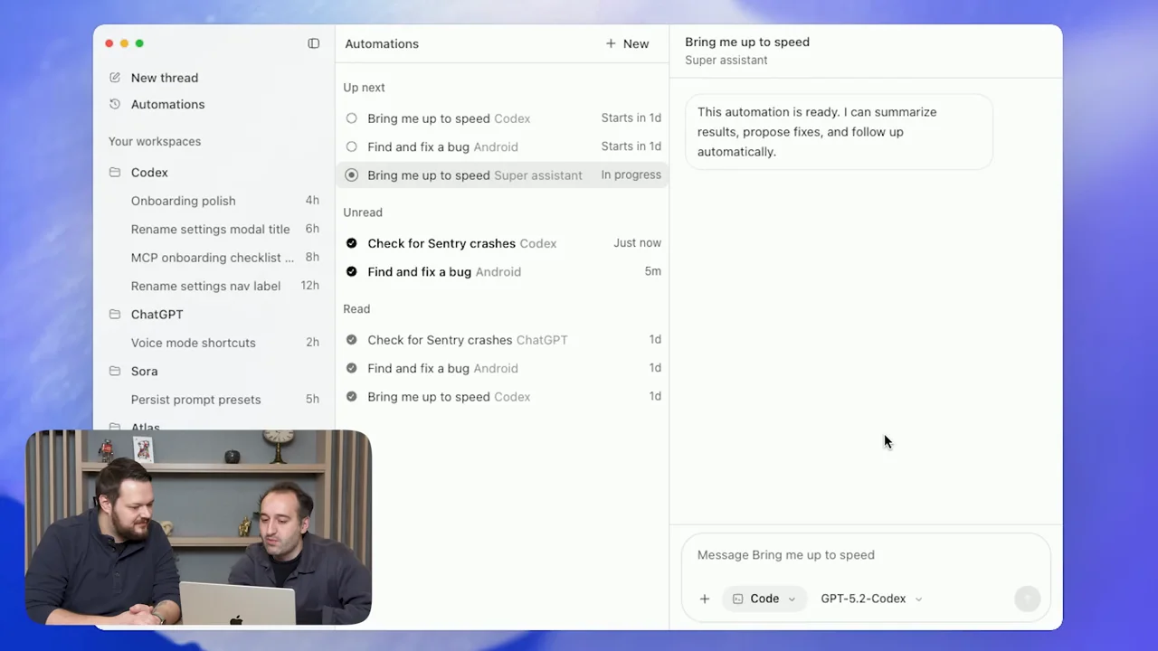 The prototype fills more of the frame and changes selected content.