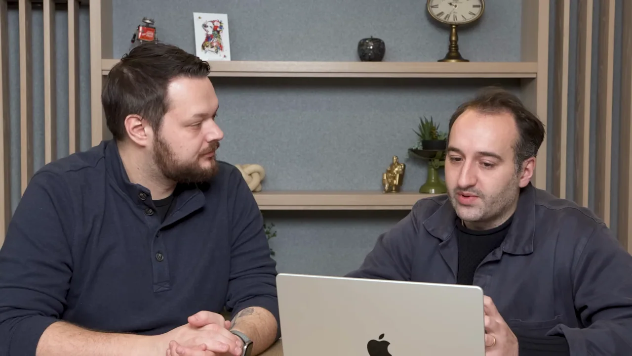 Close and two-person interview shots finish the film.