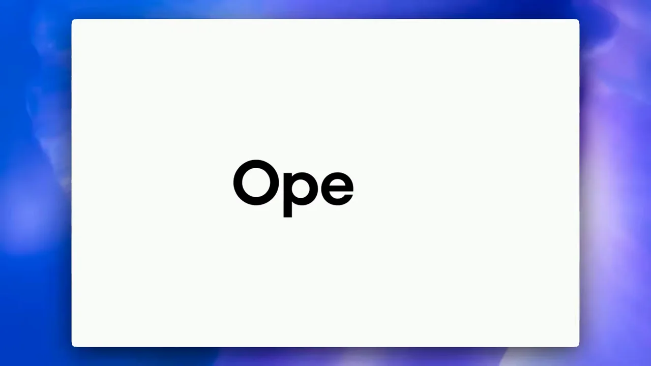 A white mark replaces the app.