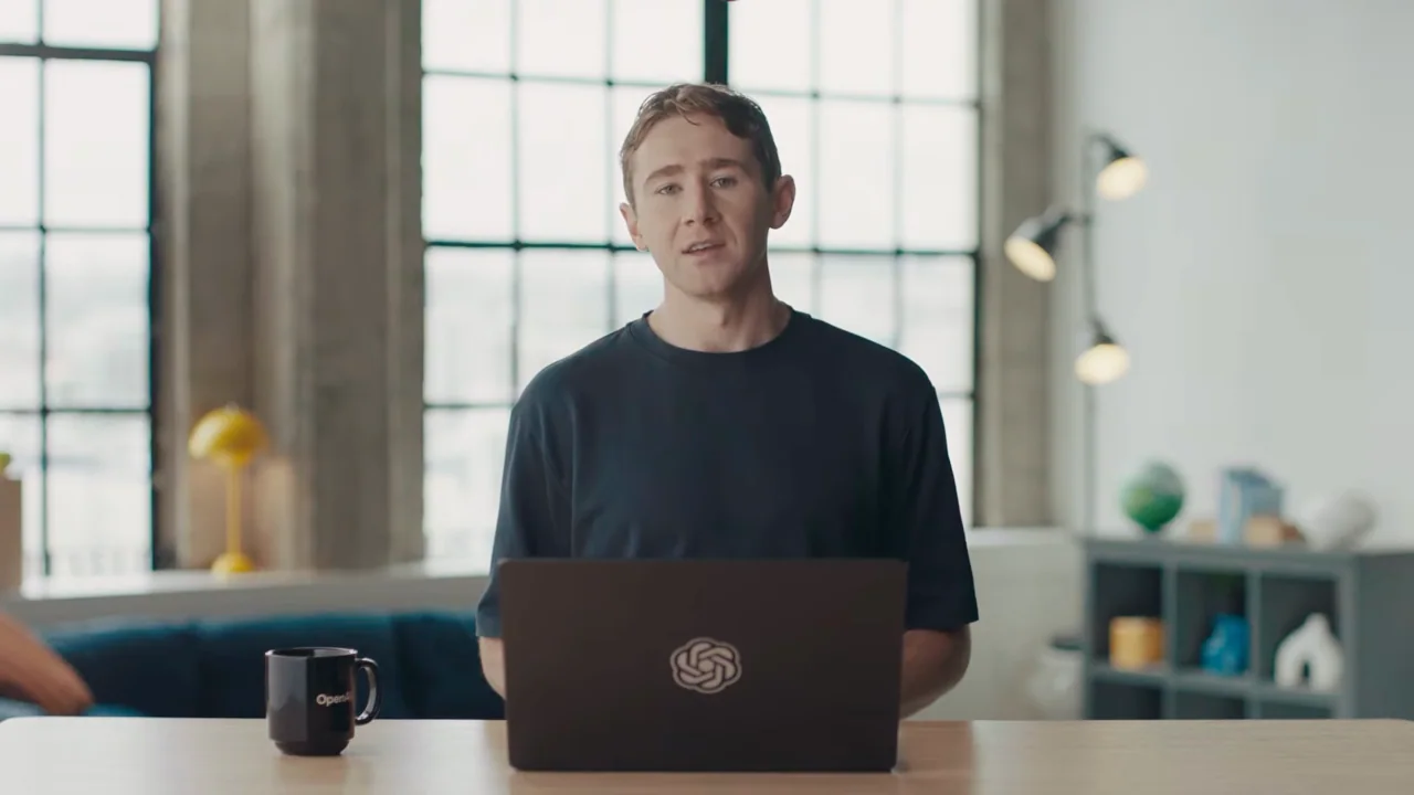 The speaker returns between the recording and replay examples.