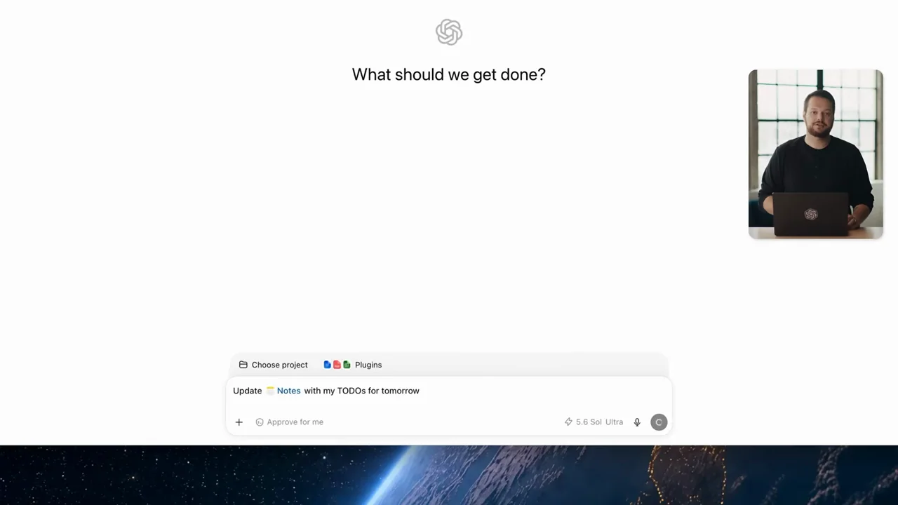 A fresh request asks to update a Notes list.
