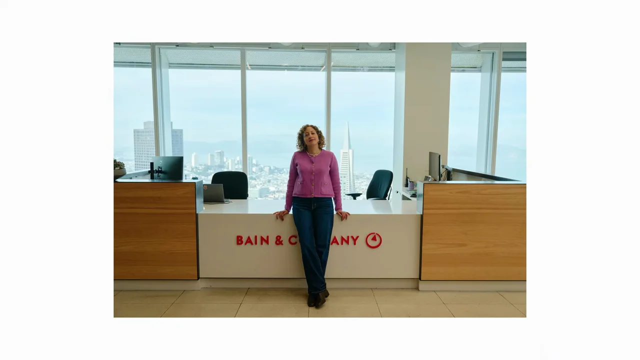 Portrait strips and office reception coverage establish context.