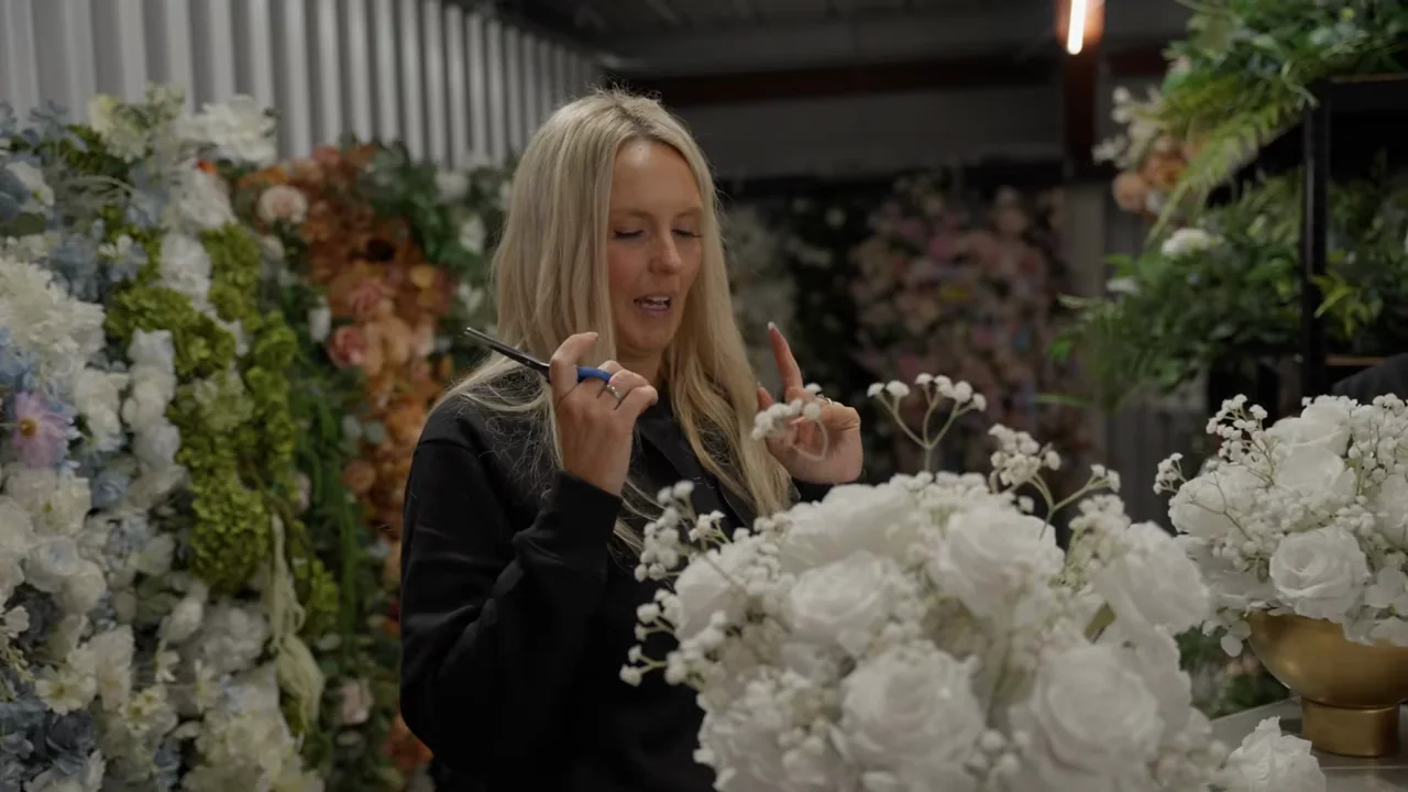 Representative frame from ChatGPT for Small Business: More Time to Create | The Floral Hire