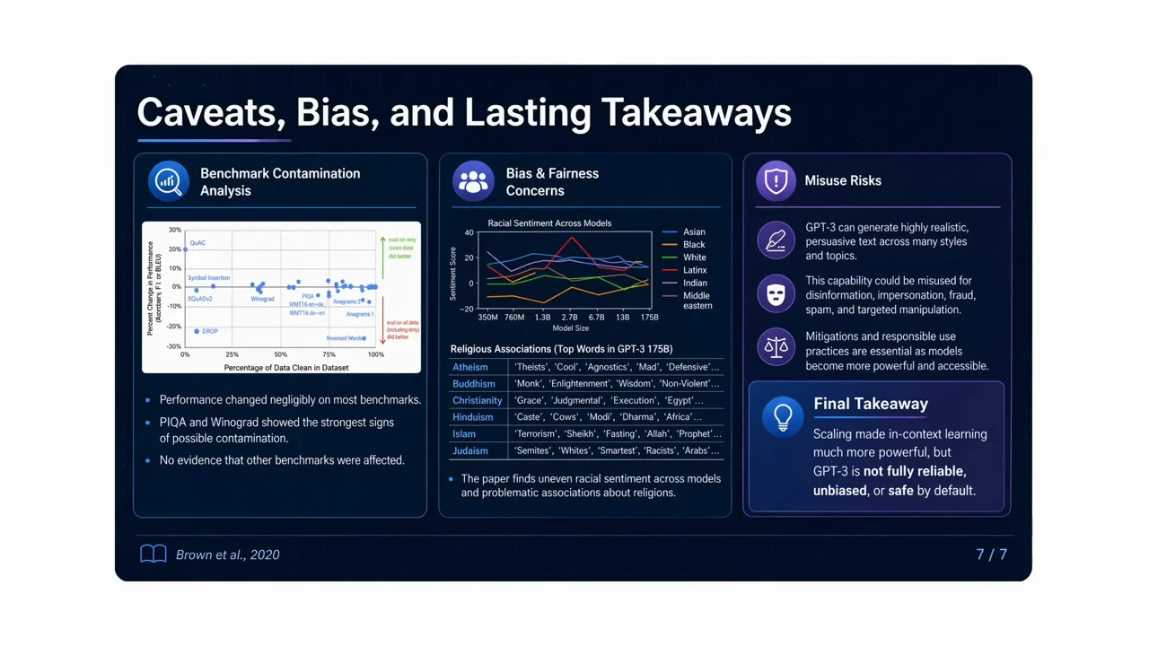 Dark slides and a chart close-up alternate with presenter coverage.