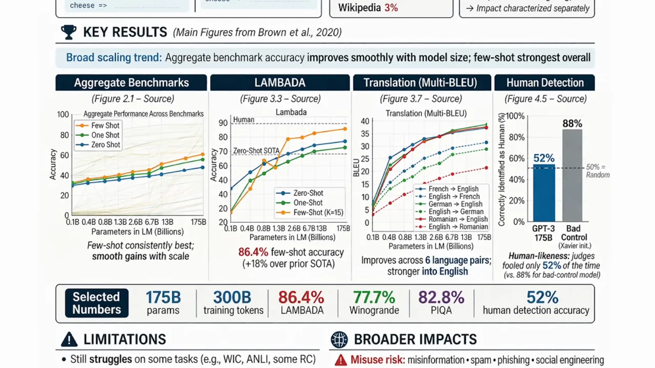 Interview and laptop inserts surround a dense result sheet and printed-style graphic.