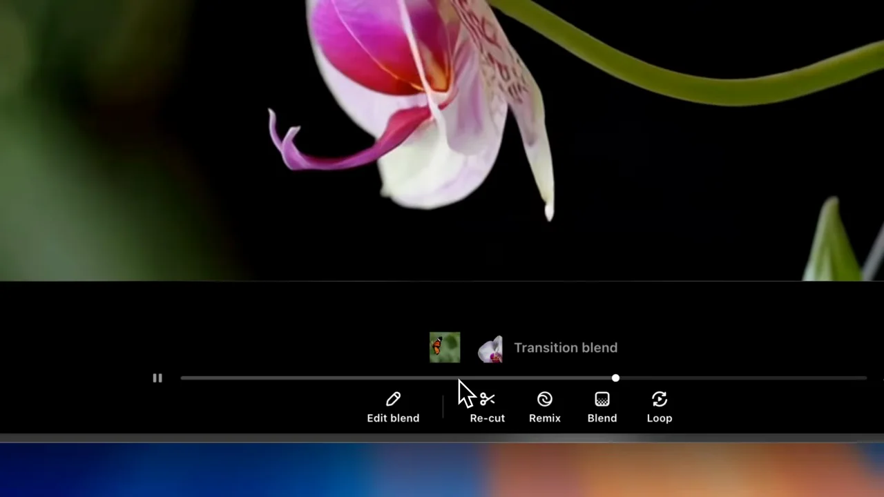 Source thumbnails and tool labels remain beneath larger result playback.