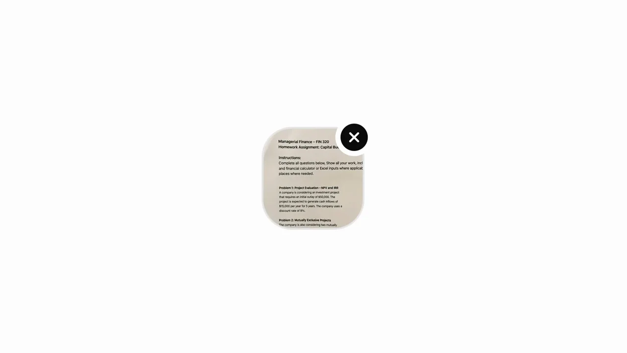 A small icon gives way to an attached problem image.