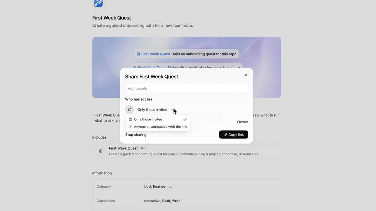 Representative frame from Share Codex plugins with your team