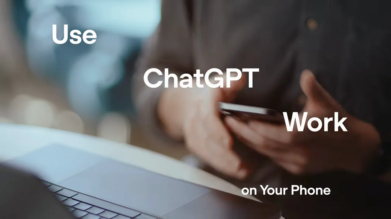 A close physical shot introduces the phone and topic title.