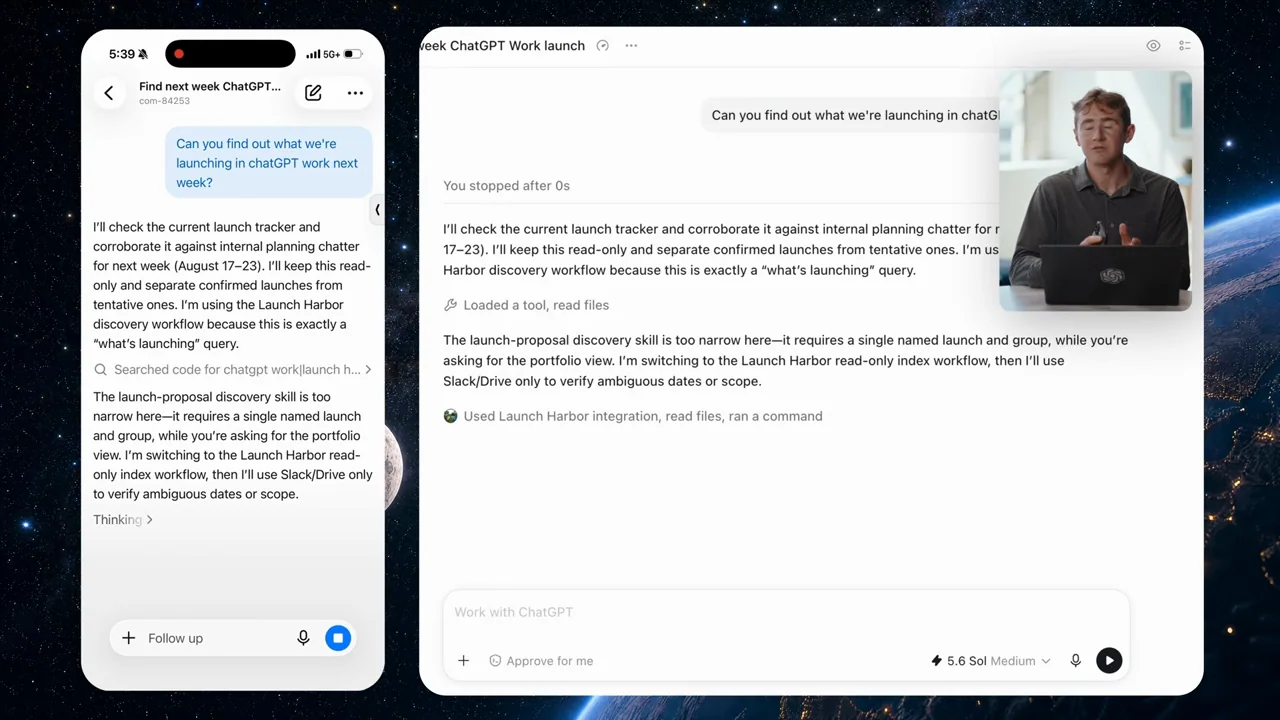 Representative frame from Use ChatGPT Work on Your Phone