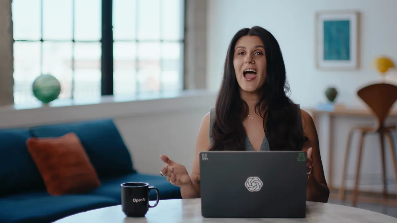 The presenter explains connections before showing them.