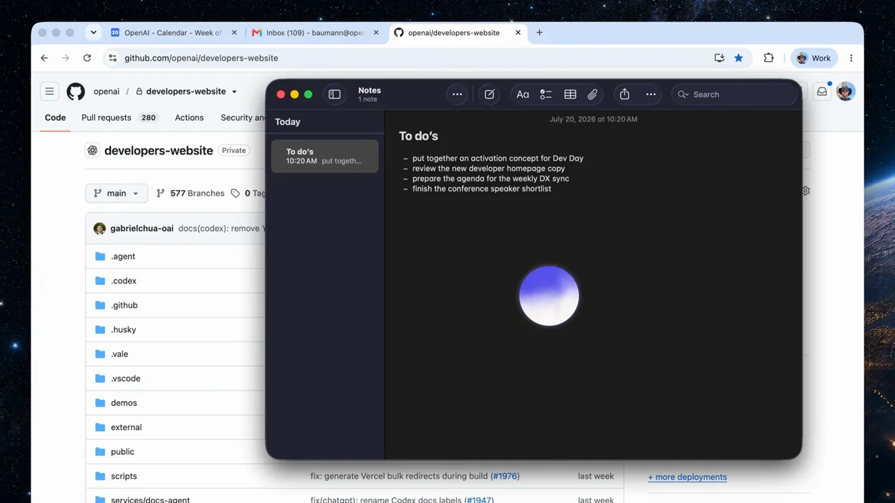 The view returns to the wider Notes-and-browser composition.