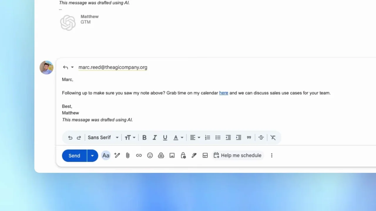Representative frame from Workspace agents in ChatGPT: Lead outreach agent