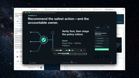 Source frame at 80.500s. Deck, account site and embedded video player.