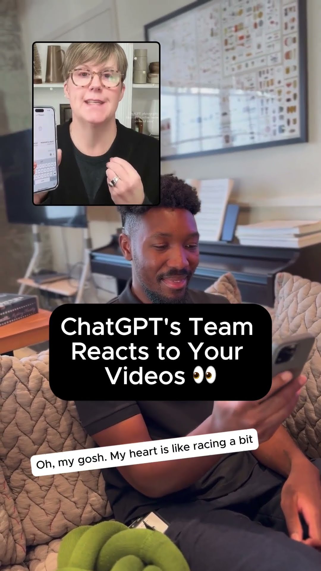 Separately observed alternate thumbnail for ChatGPT's Team Reacts To How You're Using Voice and Video