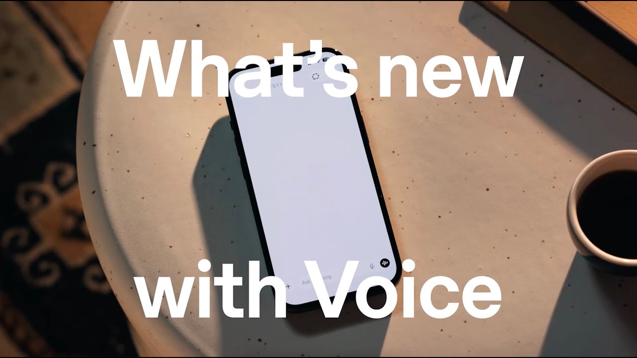 What's New with ChatGPT Voice — original channel thumbnail
