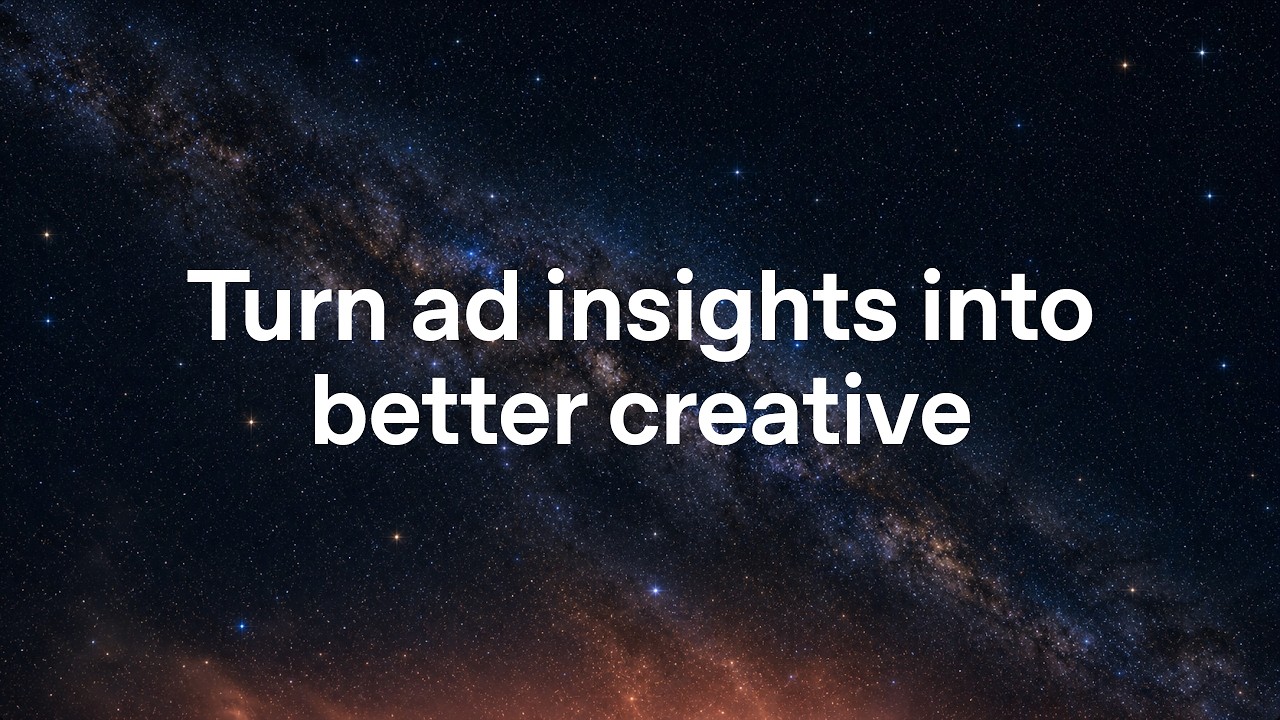 Use ChatGPT Work to analyze ad performance and refine creative