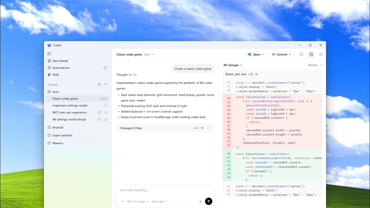 The Codex app is now on Windows — original channel thumbnail