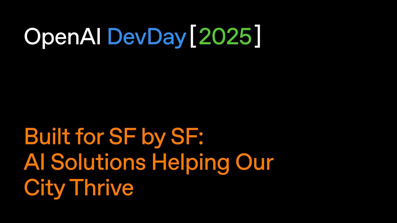 Built for SF by SF: AI Solutions Helping Our City Thrive — original channel thumbnail