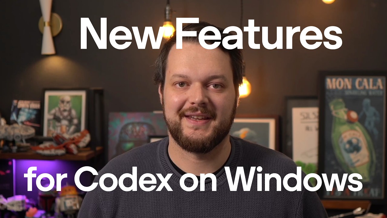 Windows Computer Use and mobile access for Codex — original channel thumbnail