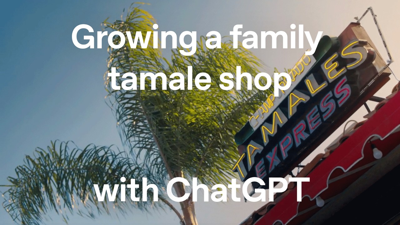 Growing a family tamale shop | with ChatGPT | Super Bowl 2026 — original channel thumbnail