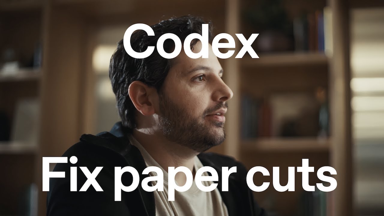 Fixing papercuts with Codex — original channel thumbnail